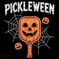 Funny Pickleween Halloween Pickleball Players Gift Ornament thumb 1