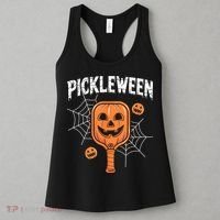 Funny Pickleween Halloween Pickleball Players Gift Women's Tank Top thumb 3
