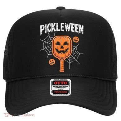 Funny Pickleween Halloween Pickleball Players Gift Hat