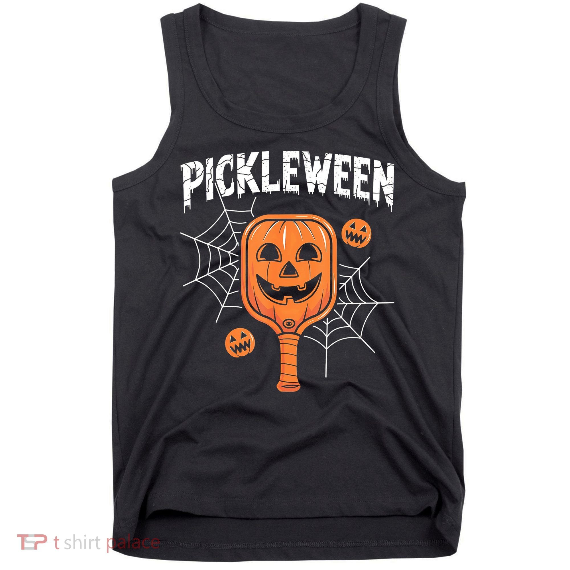 Funny Pickleween Halloween Pickleball Players Gift Tank Top
