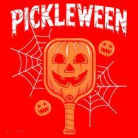 Funny Pickleween Halloween Pickleball Players Gift Santa Hat thumb 1