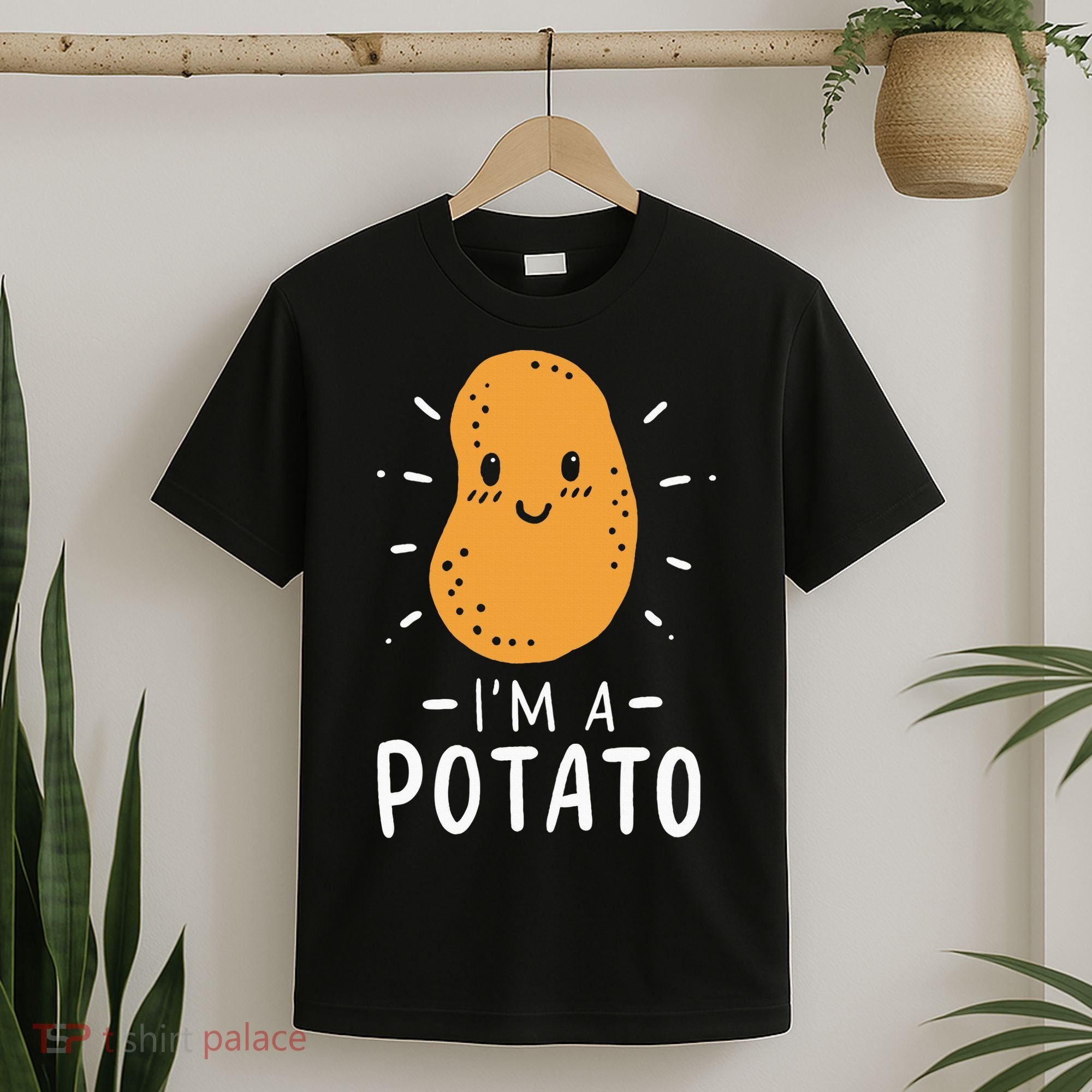 Funny Potato Halloween Costume Cute and Vegan Friendly T-Shirt