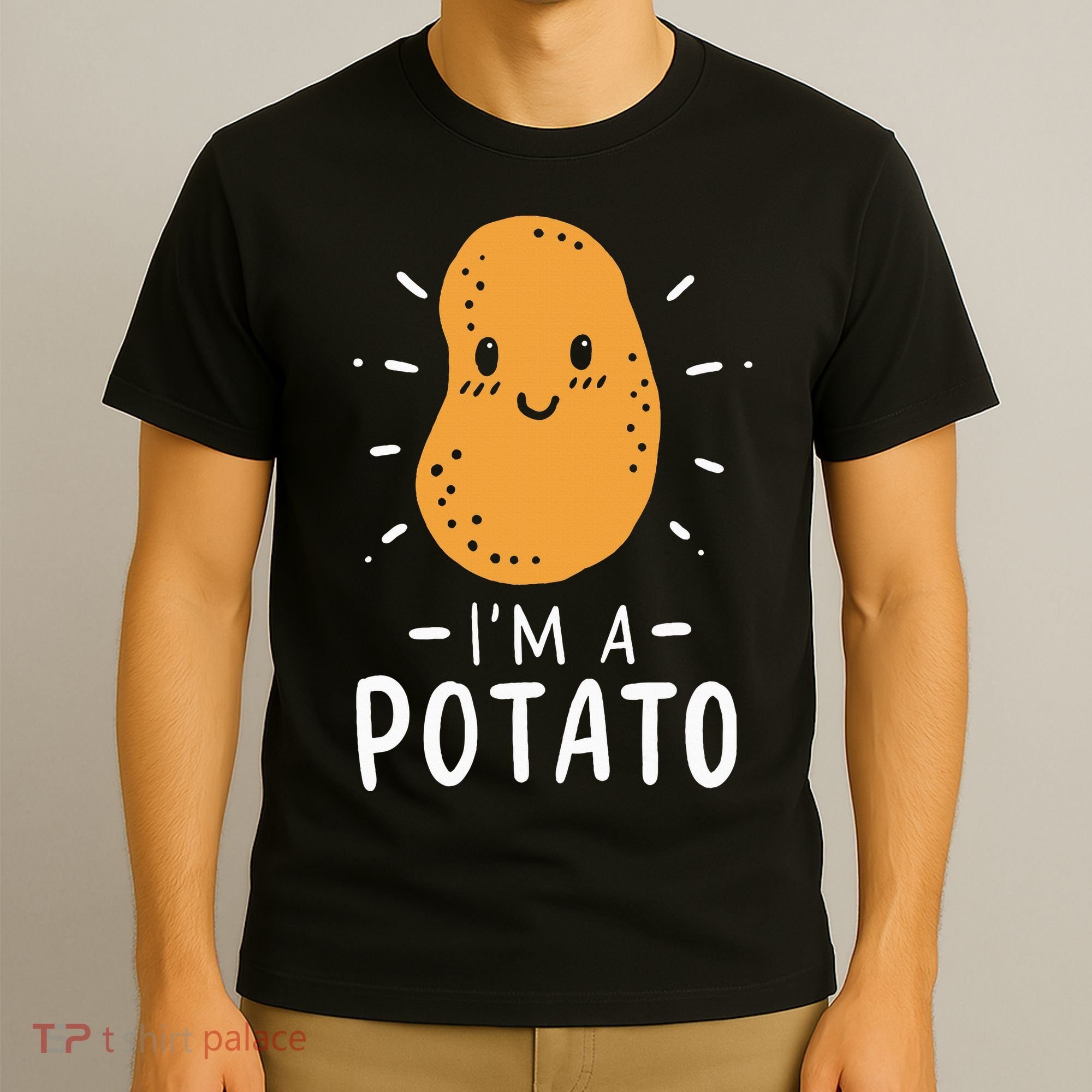 Funny Potato Halloween Costume Cute and Vegan Friendly T-Shirt