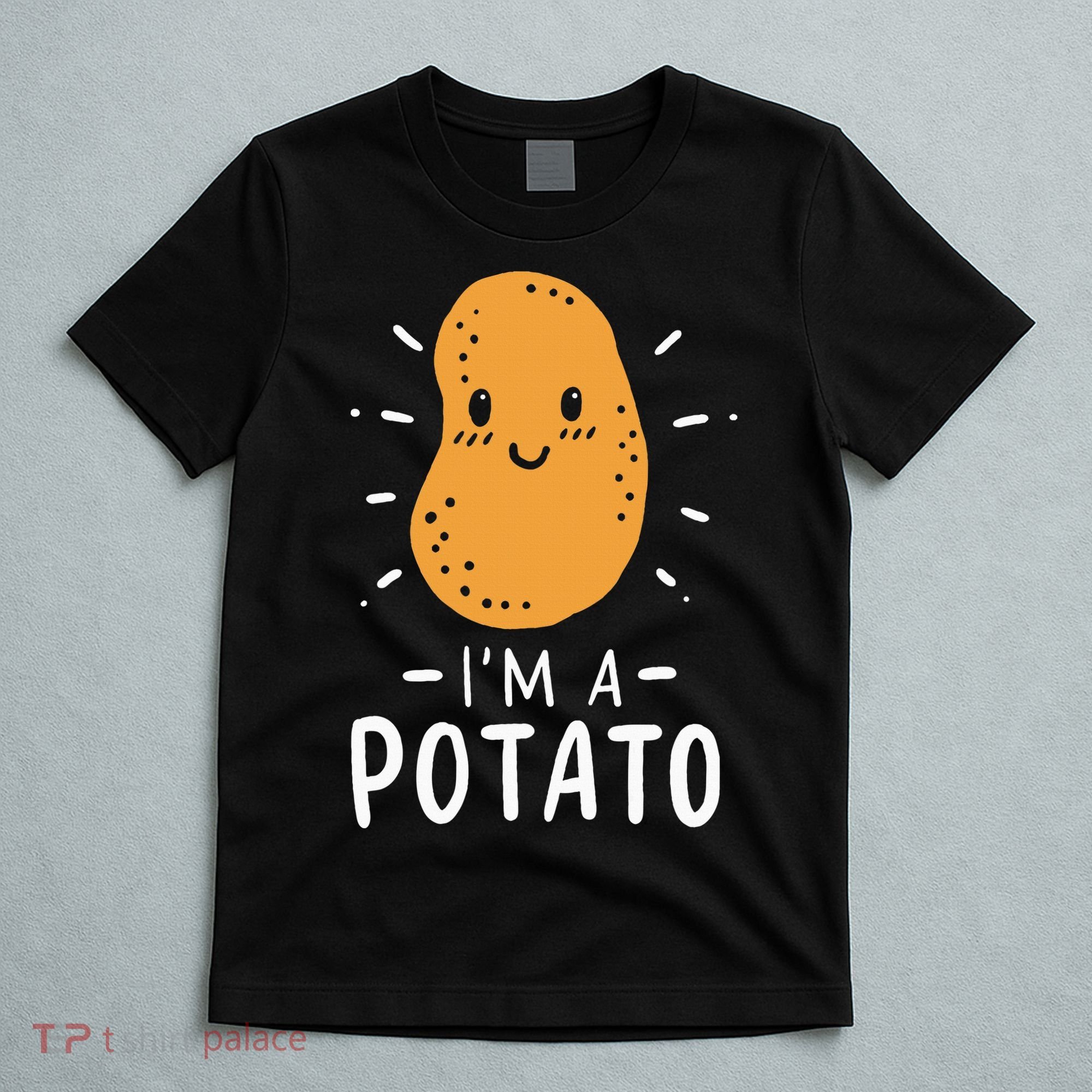 Funny Potato Halloween Costume Cute and Vegan Friendly T-Shirt