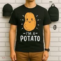 Funny Potato Halloween Costume Cute and Vegan Friendly T-Shirt thumb 6