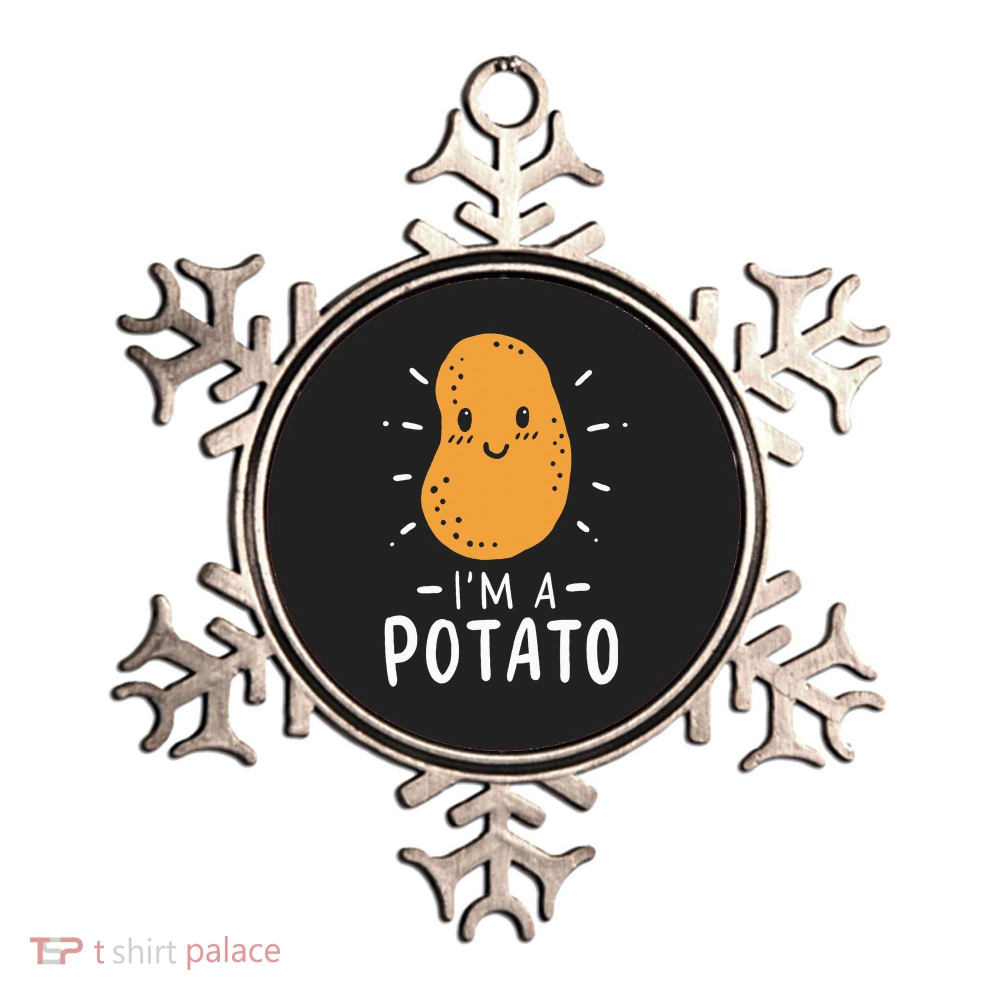 Funny Potato Halloween Costume Cute and Vegan Friendly Ornament