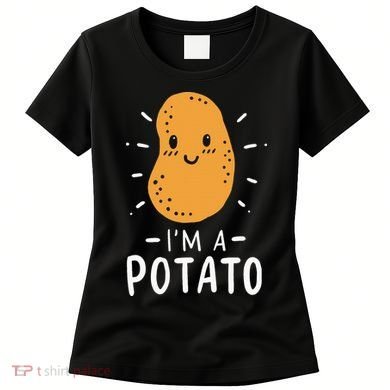 Funny Potato Halloween Costume Cute and Vegan Friendly Women's T-Shirt