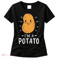 Funny Potato Halloween Costume Cute and Vegan Friendly Women's T-Shirt thumb 0