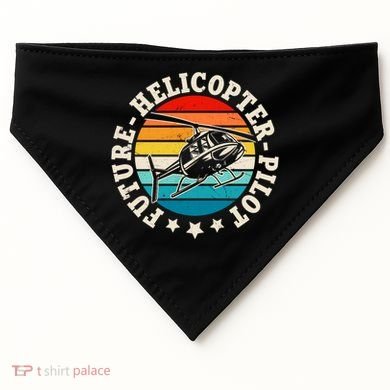 Future Pilot Helicopter USA-Made Doggie Bandana