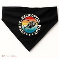 Future Pilot Helicopter USA-Made Doggie Bandana thumb 0
