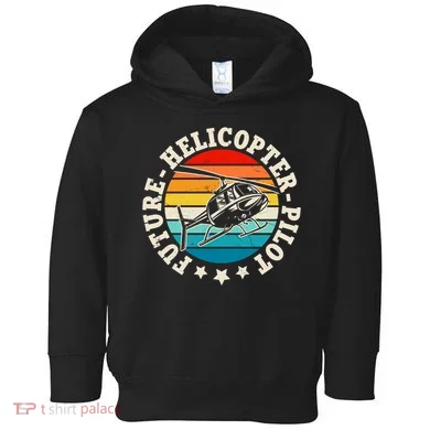 Future Pilot Helicopter Toddler Hoodie