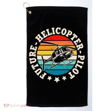 Future Pilot Helicopter Golf Towel