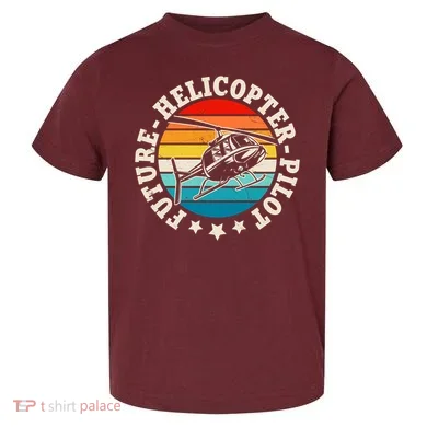 Future Pilot Helicopter Toddler T-Shirt