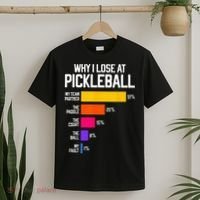 Funny Pickleball Humor Why I Lose T-Shirt thumb 2