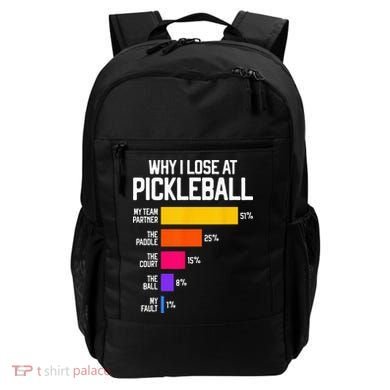 Funny Pickleball Humor Why I Lose Backpack