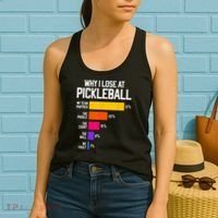 Funny Pickleball Humor Why I Lose Women's Tank Top thumb 2