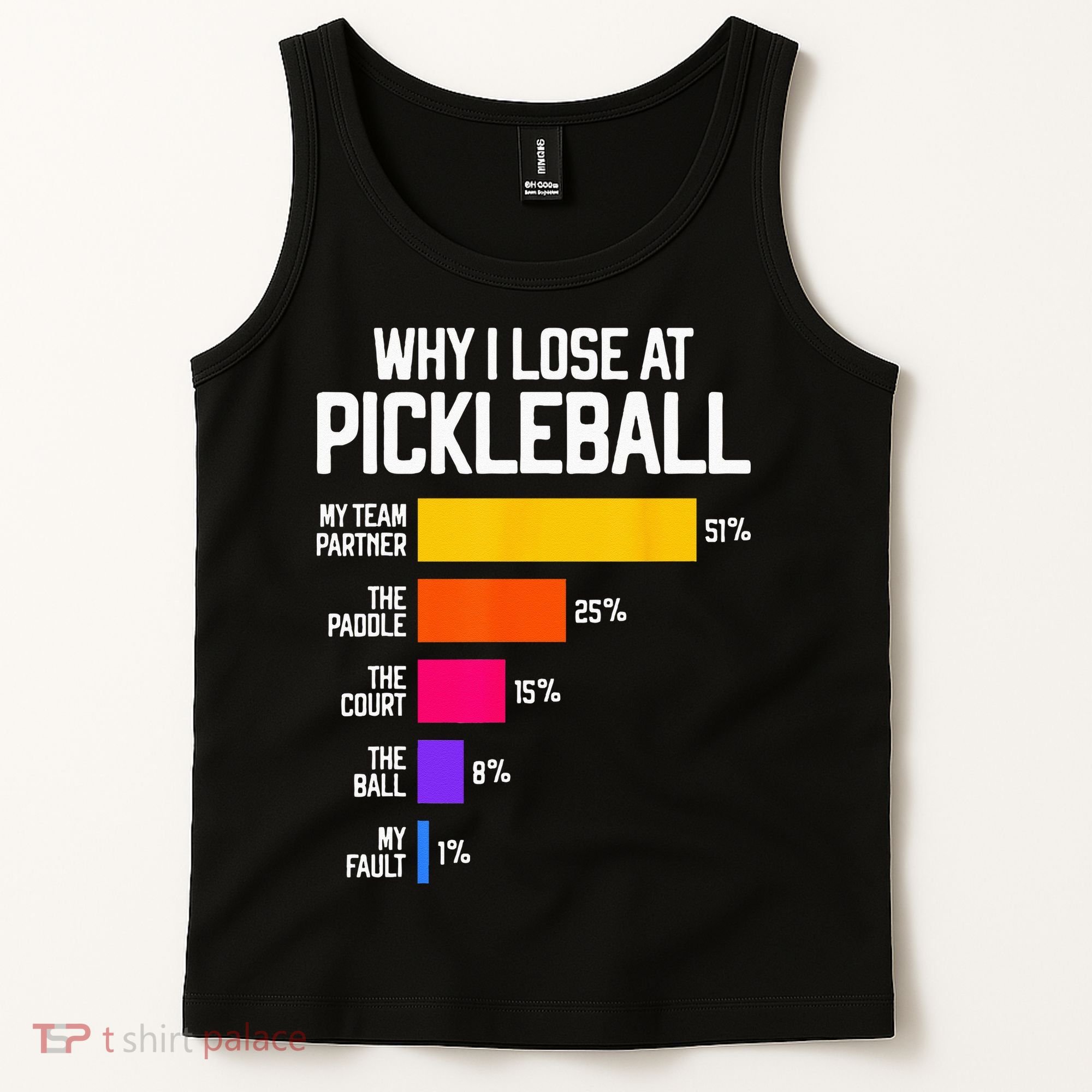 Funny Pickleball Humor Why I Lose Tank Top