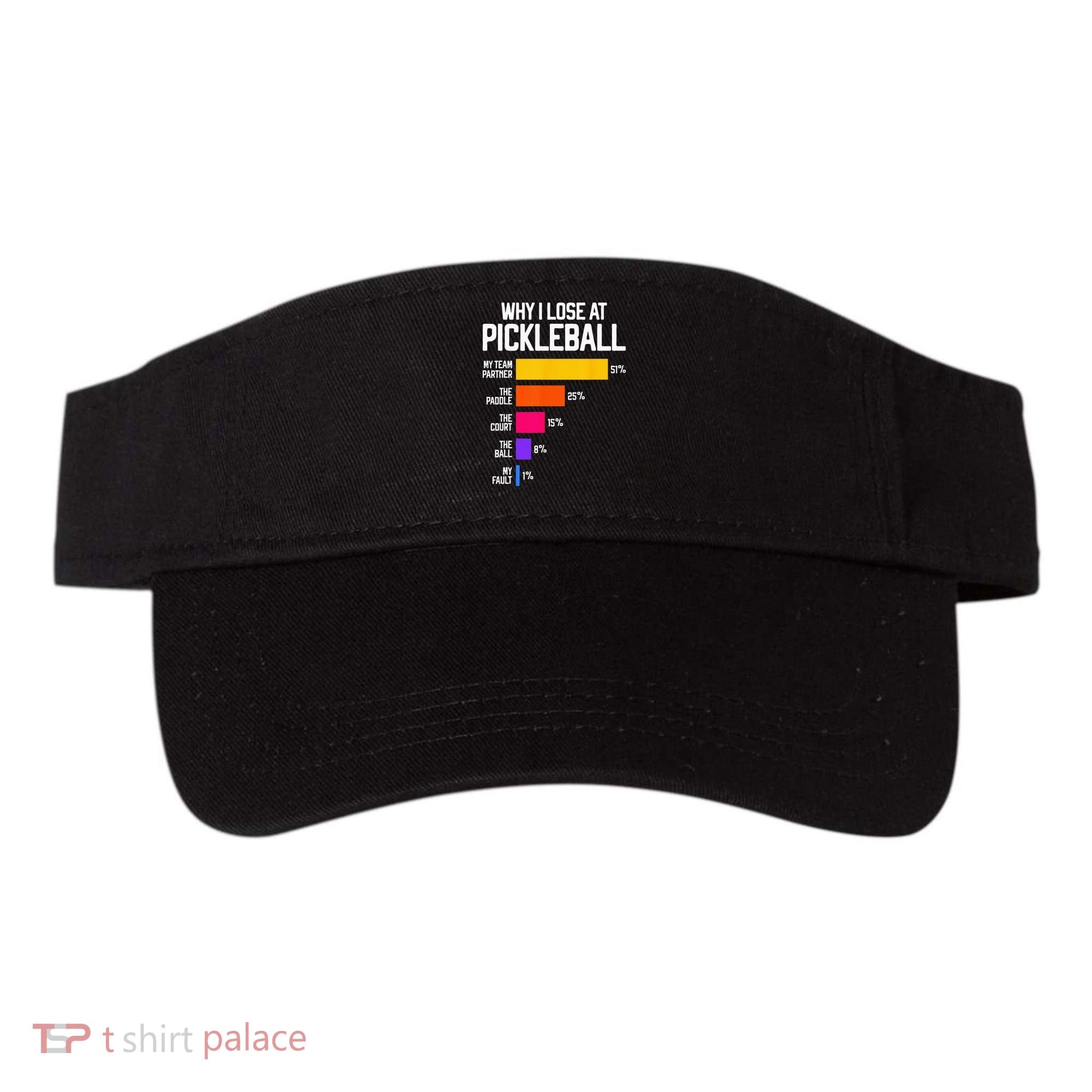 Funny Pickleball Humor Why I Lose Visor