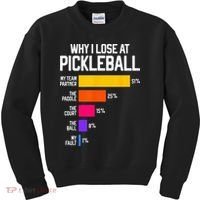 Funny Pickleball Humor Why I Lose Kids Sweatshirt thumb 0