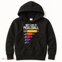 Funny Pickleball Humor Why I Lose Kids Hoodie thumb 0