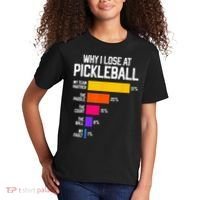 Funny Pickleball Humor Why I Lose Kids T-Shirt thumb 2