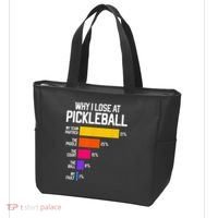 Funny Pickleball Humor Why I Lose Tote Bag thumb 3