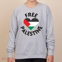 Free Palestine Heart Support Palestine Women's Sweatshirt thumb 0