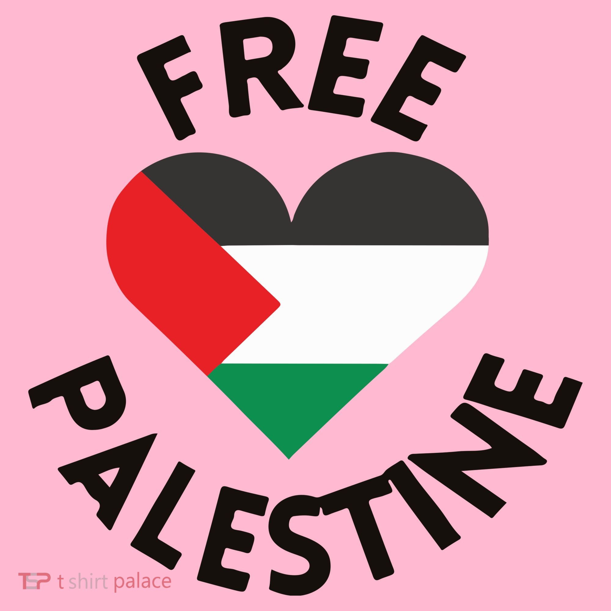 Free Palestine Heart Support Palestine Coaster