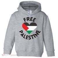 Free Palestine Heart Support Palestine Toddler Hoodie thumb 0