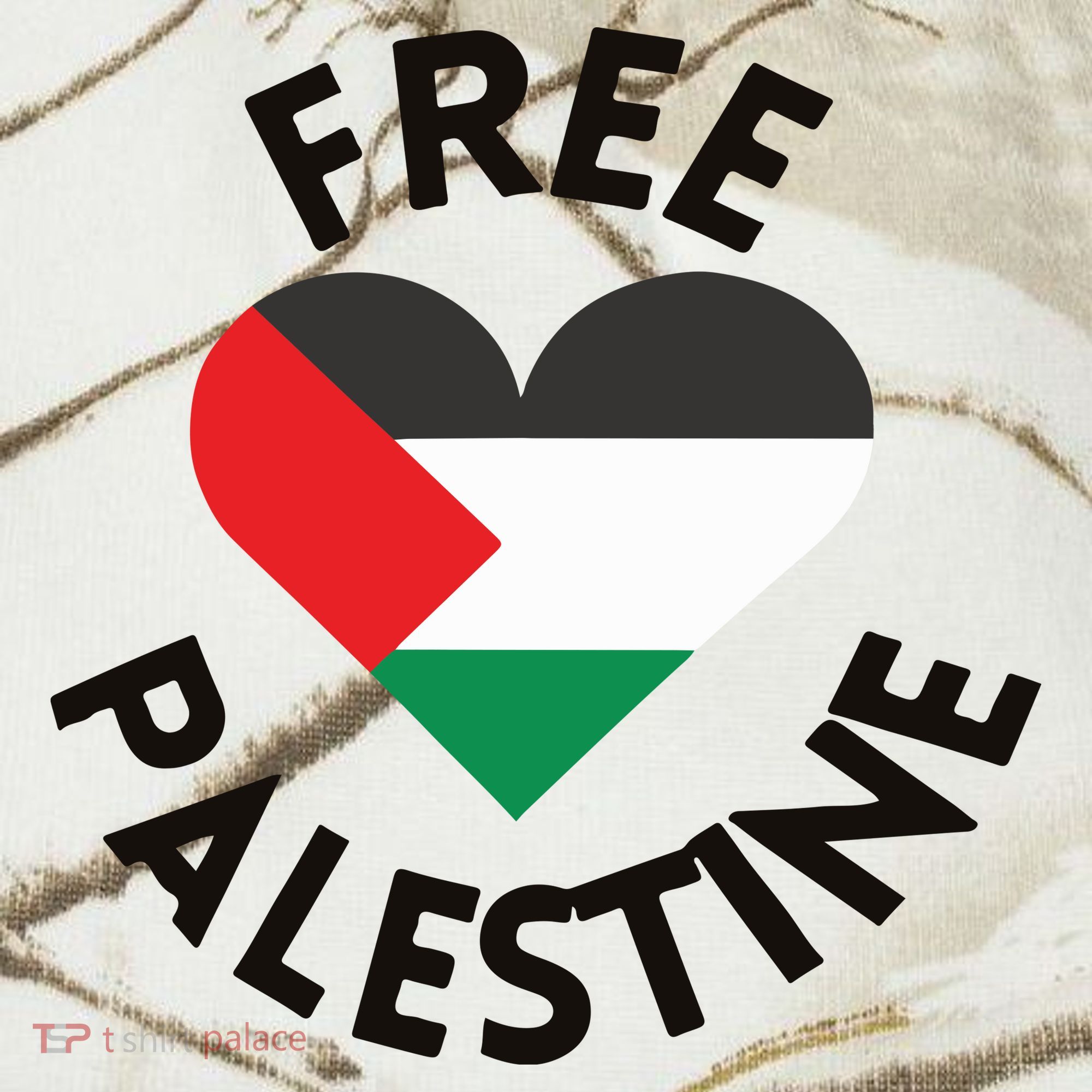 Free Palestine Heart Support Palestine Kati Licensed 12" Camo Cuffed Beanie