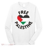 Free Palestine Heart Support Palestine Long Sleeve Shirt thumb 0