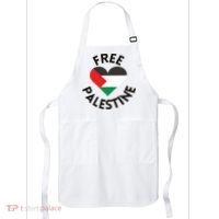 Free Palestine Heart Support Palestine Apron thumb 0
