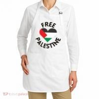 Free Palestine Heart Support Palestine Apron thumb 2