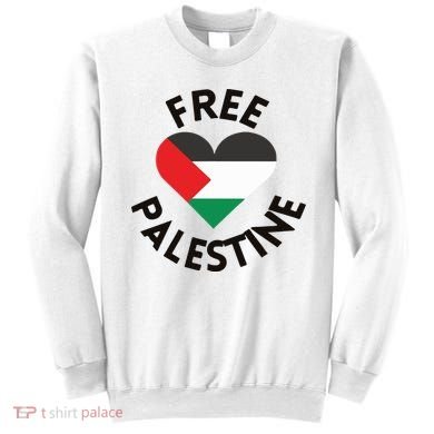 Free Palestine Heart Support Palestine Sweatshirt