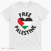 Free Palestine Heart Support Palestine T-Shirt thumb 0