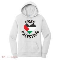 Free Palestine Heart Support Palestine Women's Hoodie thumb 0