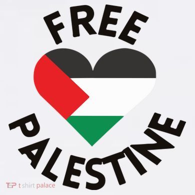 Free Palestine Heart Support Palestine Crop Fleece Hoodie