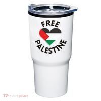 Free Palestine Heart Support Palestine Tumbler thumb 0