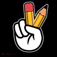 Funny Peace Hand With Pencil Fingers Coffee Mug thumb 5