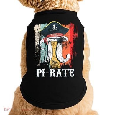 Funny Pi-rate - Happy Pi Day Math Geek Pirate Lover Doggie Tank