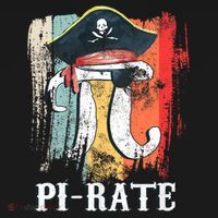 Funny Pi-rate - Happy Pi Day Math Geek Pirate Lover Doggie Tank thumb 4