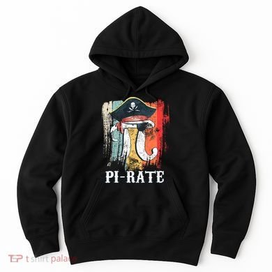Funny Pi-rate - Happy Pi Day Math Geek Pirate Lover Hoodie