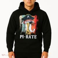 Funny Pi-rate - Happy Pi Day Math Geek Pirate Lover Hoodie thumb 2