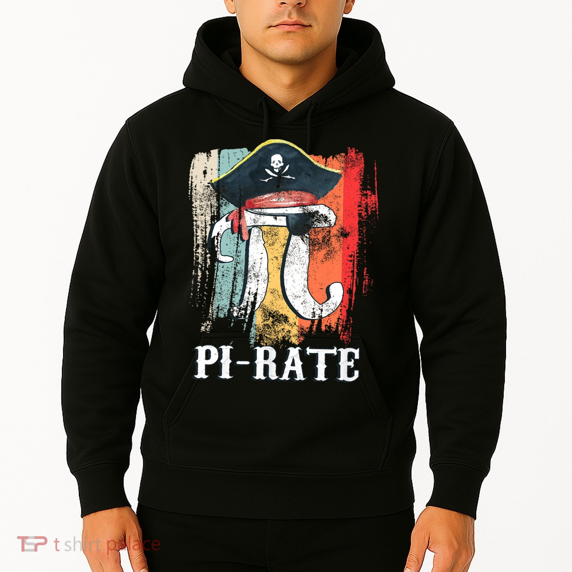 Funny Pi-rate - Happy Pi Day Math Geek Pirate Lover Hoodie