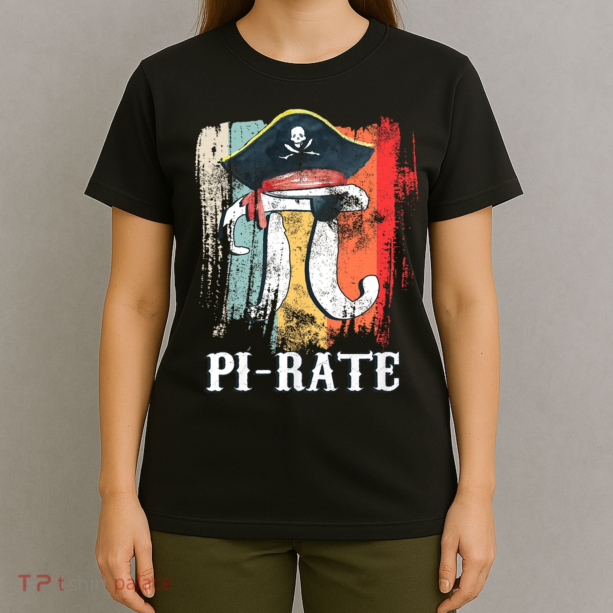 Funny Pi-rate - Happy Pi Day Math Geek Pirate Lover T-Shirt