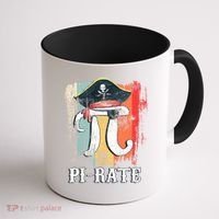 Funny Pi-rate - Happy Pi Day Math Geek Pirate Lover Coffee Mug thumb 1