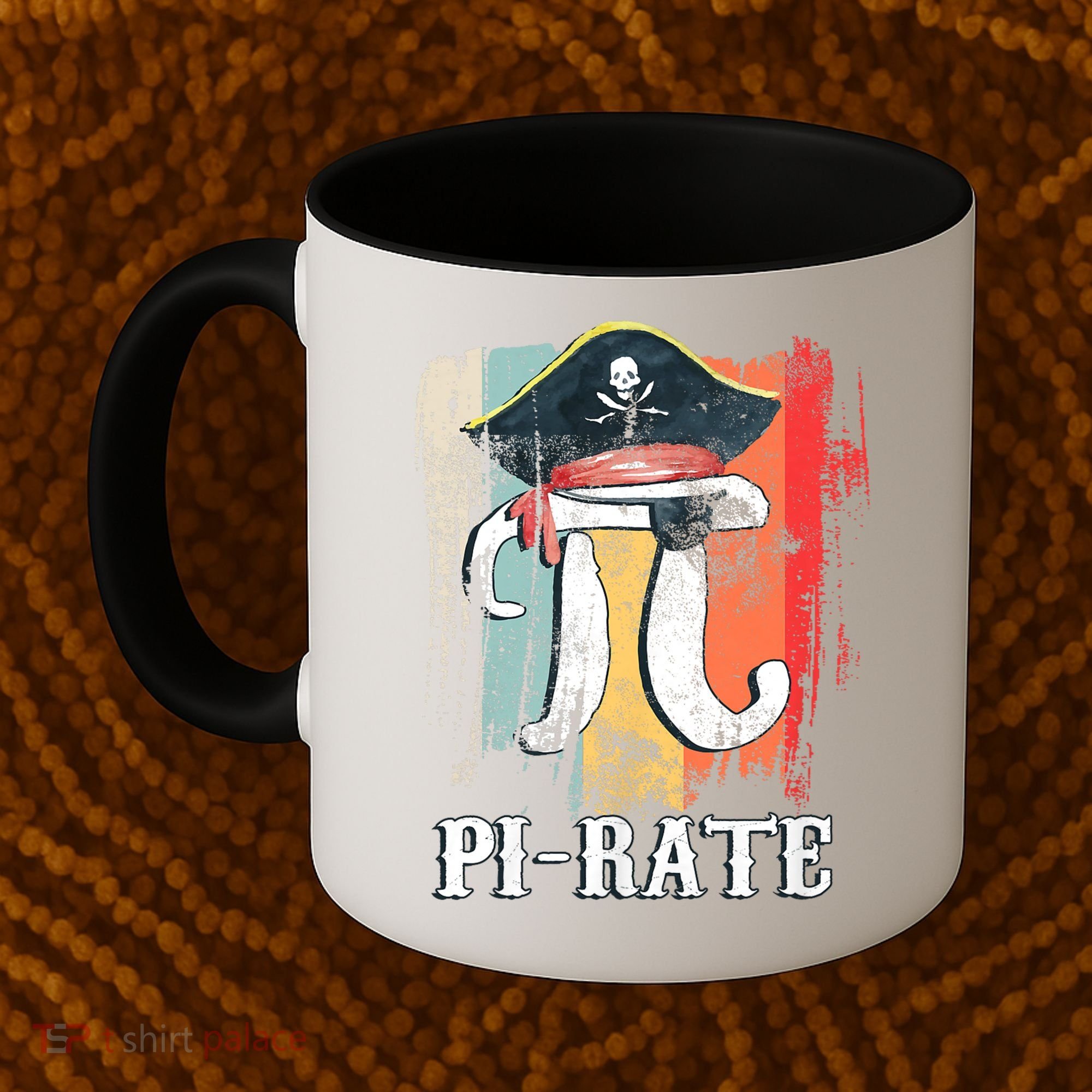 Funny Pi-rate - Happy Pi Day Math Geek Pirate Lover Coffee Mug