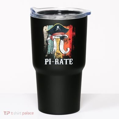Funny Pi-rate - Happy Pi Day Math Geek Pirate Lover Tumbler