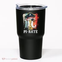 Funny Pi-rate - Happy Pi Day Math Geek Pirate Lover Tumbler thumb 0