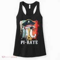 Funny Pi-rate - Happy Pi Day Math Geek Pirate Lover Women's Tank Top thumb 0